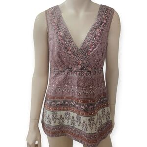 Boho V-neck Top